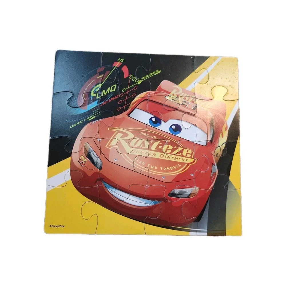 Cars Puzzle Set - Red, Yellow, Black